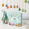 12PCS Blown Glass Easter Eggs Hanging Ornaments for Easter Tree Decorations Home Party DIY Crafts